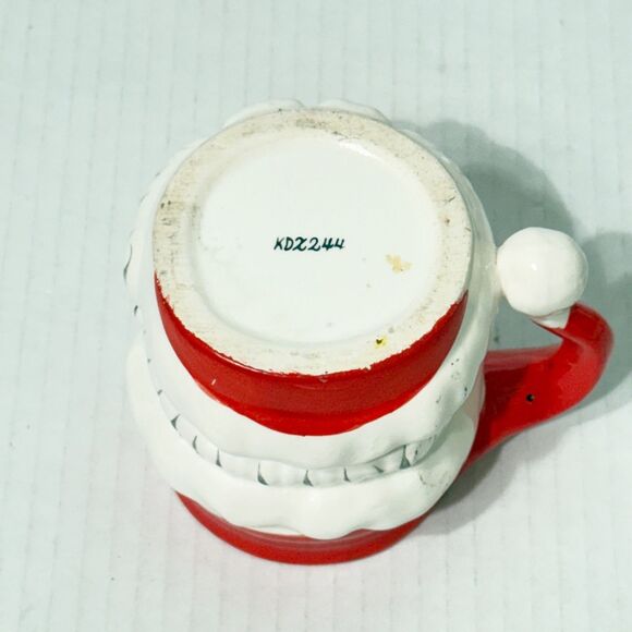 Vintage MCM Napco Winking Santa Mug/ Cup 1950s KDX244 Kitschy - Picture 6 of 10